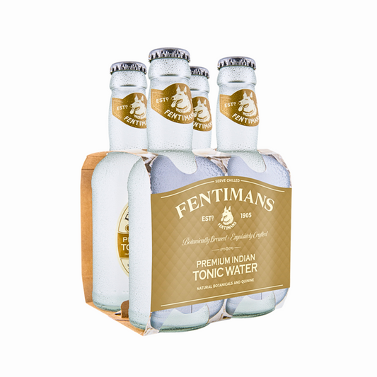 4x Fentimans Premium Indian Tonic Water 200 ml