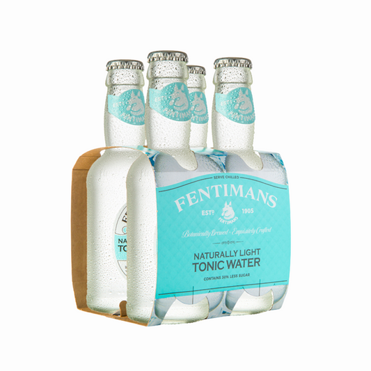 4x Fentimans Naturally Light Tonic Water 200 ml