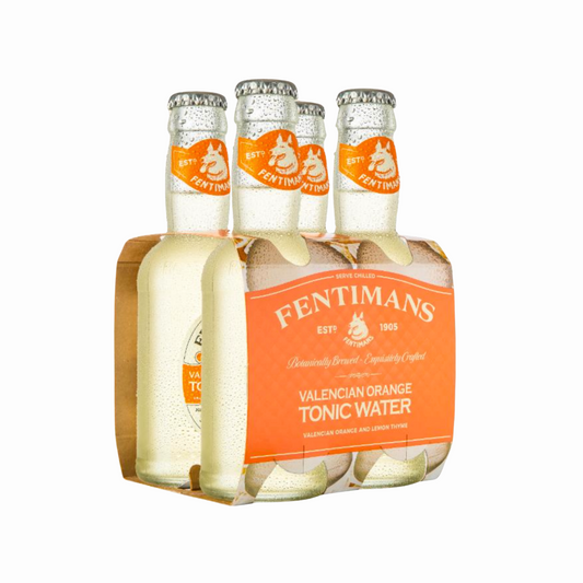 4x Fentimans Valencian Orange Tonic Water 200 ml