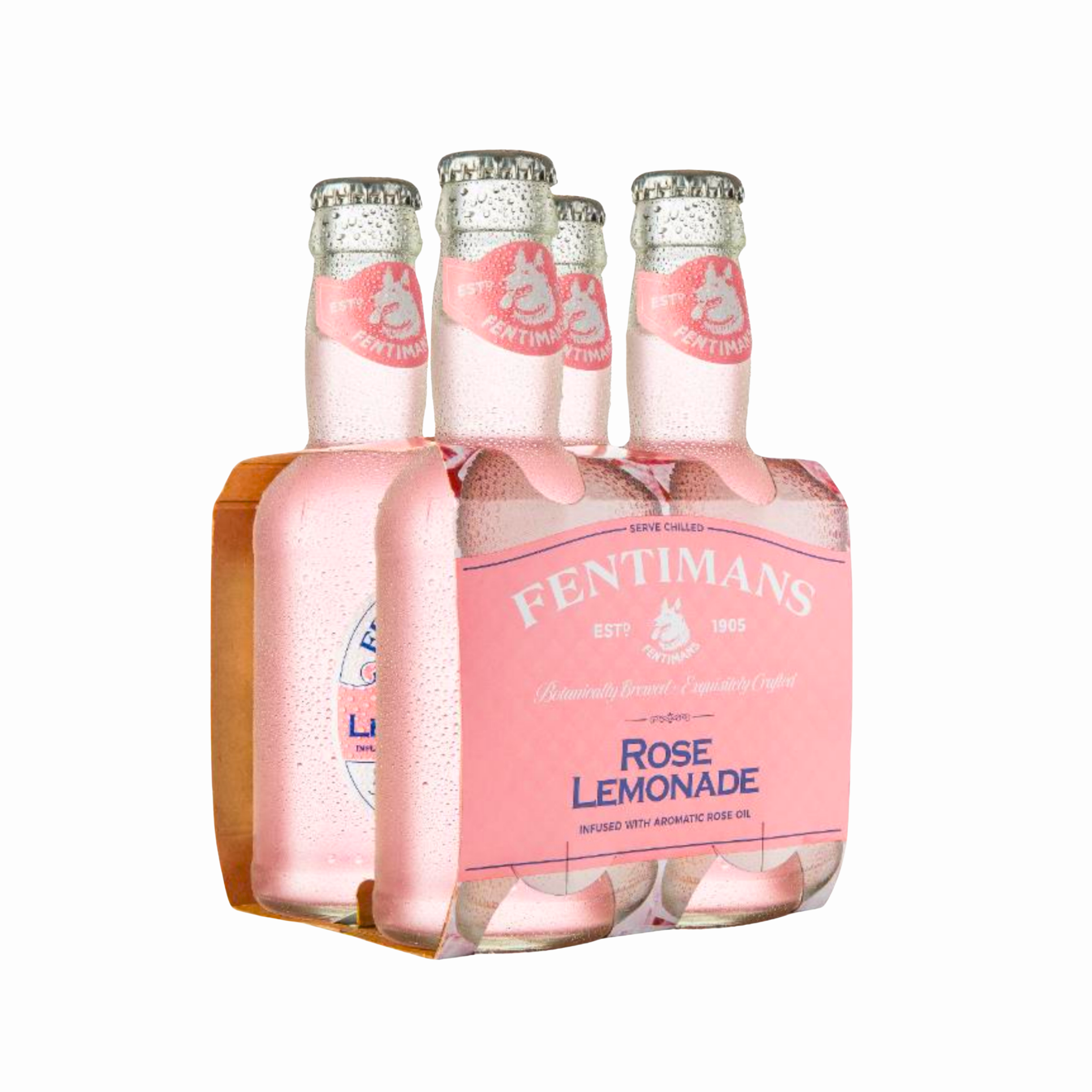 4x Fentimans Rose Lemonade 200 ml
