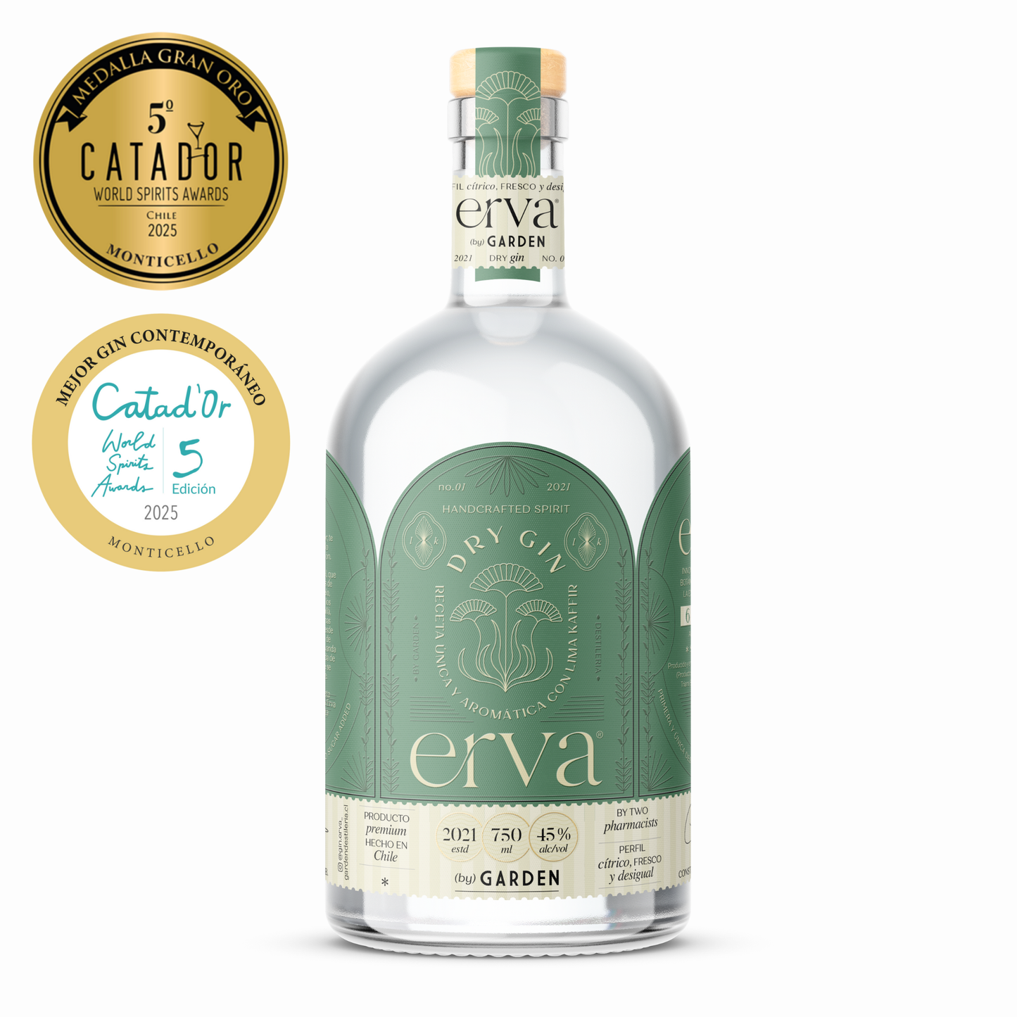 Gin Erva Botella 750 ml
