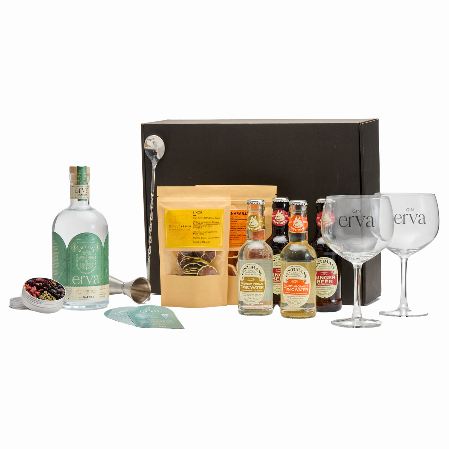 Box Erva Tonic, caja regalo con Gin Erva y tónica Garden Destilería