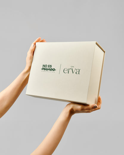 Box Erva & No Es Pecado - Gin 200 Ml y Avellanas Bañadas en Chocolate