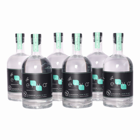 Gin Erva Botella 700 ml x 6 unidades