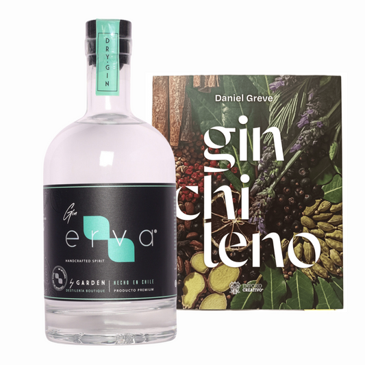 PROMO Gin Erva 700 ml + Libro Gin Chileno por Daniel Greve