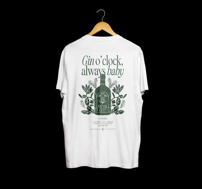 Polera Gin Erva Blanca – "Gin o’clock, always baby"
